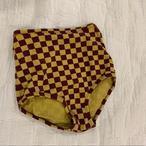 ARQ high rise undies - size XS Carres